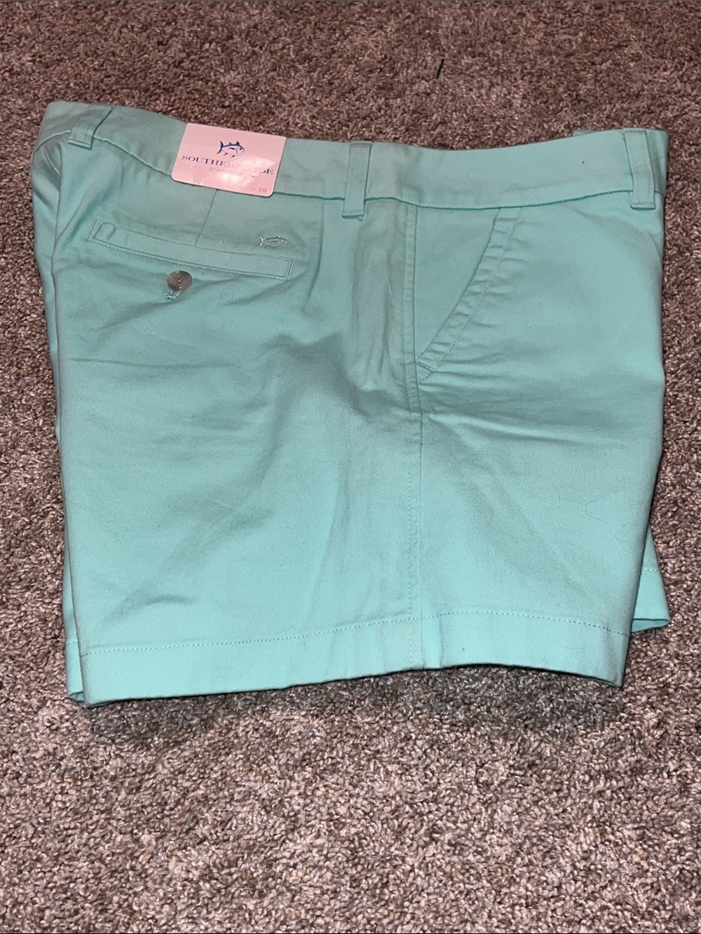 Southern Tide Classic Women's Mint Green Shorts - Picture 5 of 6